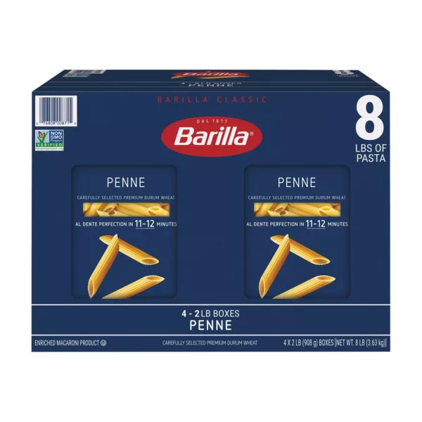 Barilla, Penne Pasta, 4 Ct. of 2 Lb Boxes/32 oz.