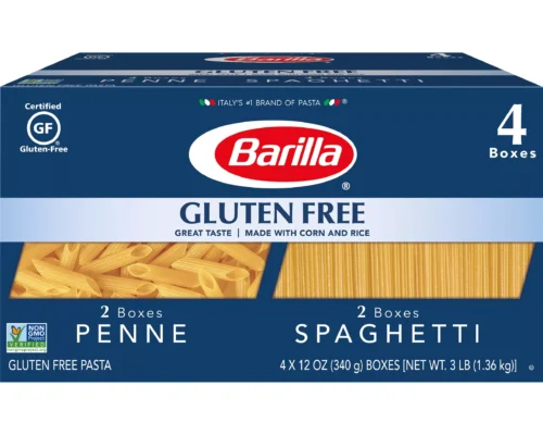 Barilla Gluten Free Penne and Spaghetti 4 Pack of 12 oz Boxes